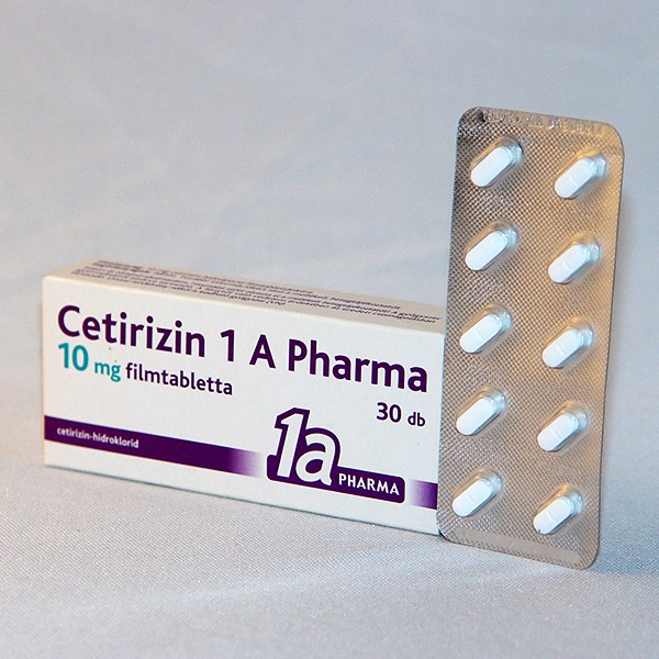 Cetirizin 1a PHARMA 10 dobozkép