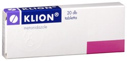 Klion 250 mg tabletta dobozkép