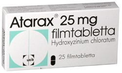Atarax 25 mg filmtabletta dobozkép