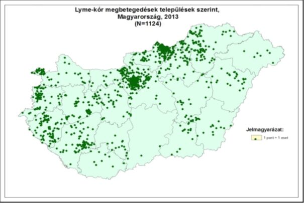 kullancs térkép magyarország 2014 Kullancs térkép: Melyek a veszélyeztetett területek? kullancs térkép magyarország 2014