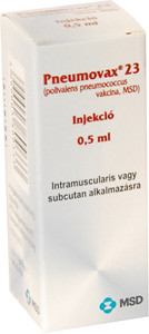 Pneumovax 23 dobozkép