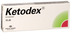 Ketodex tabletta dobozkép