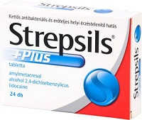 Strepsils plus tabletta dobozkép