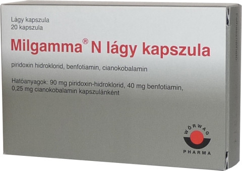 MILGAMMA neuro / mg bevont tabletta - Gyógyszerkereső - EgészségKalauz