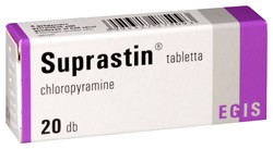 SUPRASTIN tabletta dobozkép