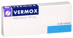 VERMOX mg tabletta Parazita gyógyszer tabletták vélemények