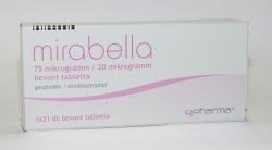 Mirabella fogamzásgátló tabletta dobozkép