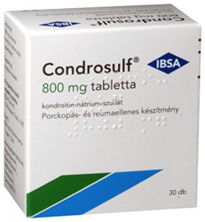 chondroitin listája a gyógyszerekről 2 fokú térdízületi kezelés