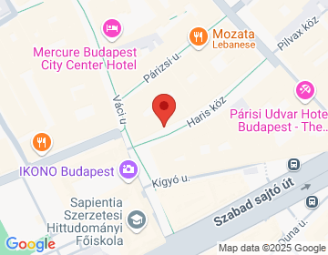 1052 Budapest V. kerület kerület Haris köz 2. 1/2 emelet 1.