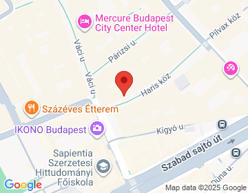 1052 Budapest V. kerület kerület Haris köz 2. 1/2 emelet 1.