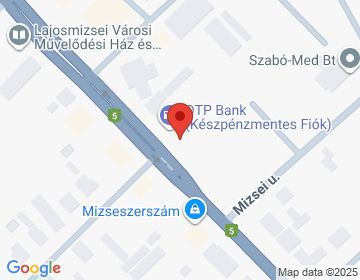 6050 Lajosmizse Dózsa Gyürgy út 104-106.
