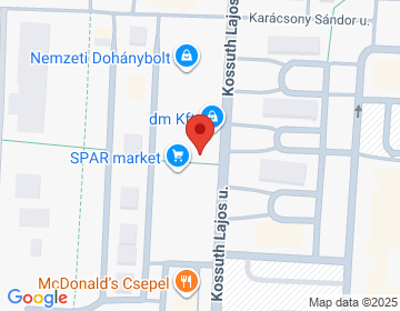 1211 Budapest XXI. kerület kerület Kossuth Lajos u. 95.