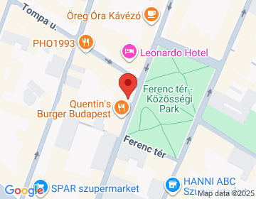 1094 Budapest IX. kerület kerület Ferenc tér 1.