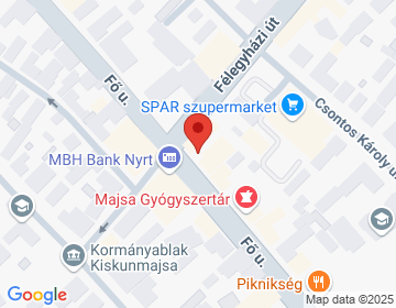6120 Kiskunmajsa Fő u. 66.