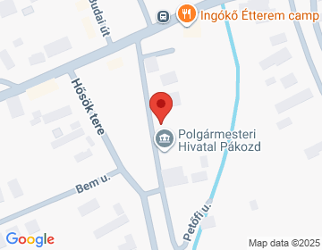 8095 Pákozd Hősök tere 10.