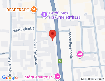 6100 Kiskunfélegyháza Móra Ferenc tér 2.