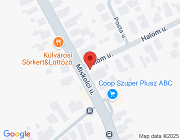 3521 Miskolc Miskolci út 77.