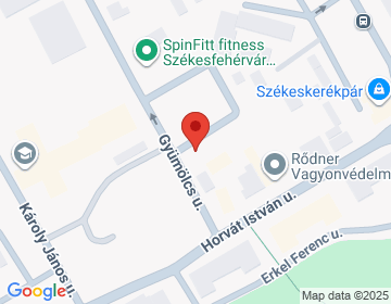 8000 Székesfehérvár Gyümölcs u. 42/a.