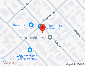 6000 Kecskemét, Bagoly u. 1/a.