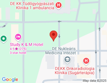4032 Debrecen DEOEC tüdőgyógyászati Klinika Nagyerdei krt.98.