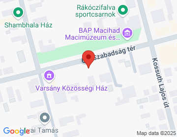 5085 Rákóczifalva Szabadság tér 8.