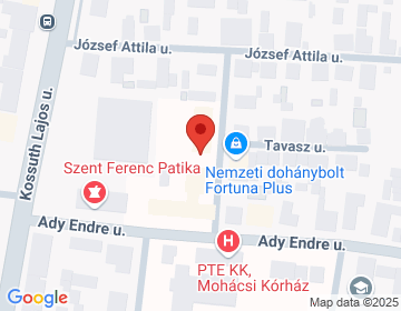 7700 Mohács Véradó u. 1.
