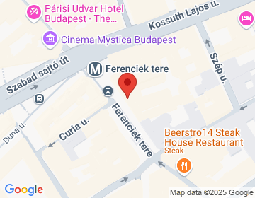 1053 Budapest V. kerület kerület Ferenciek tere 7-8.