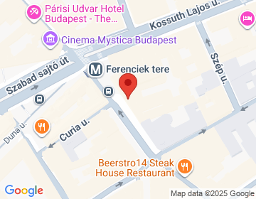 1053 Budapest V. kerület kerület Ferenciek tere 7-8.