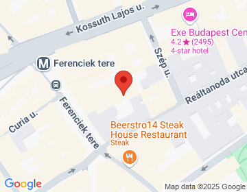 1053 Budapest V. kerület kerület Ferenciek tere 7-8, III. lph. 2. emelet