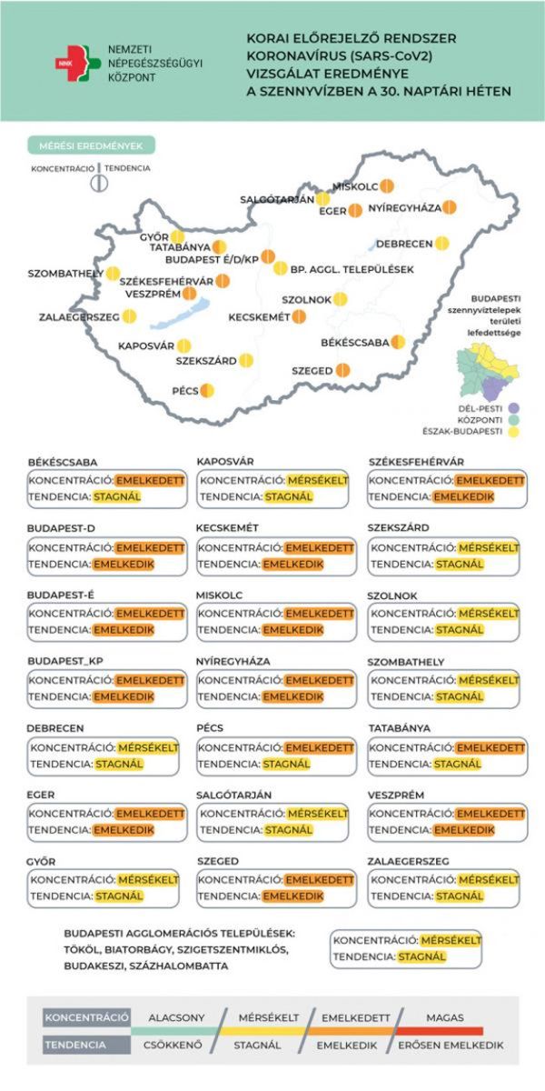 Koronavírus örökítőanyag, 2022.08.04.