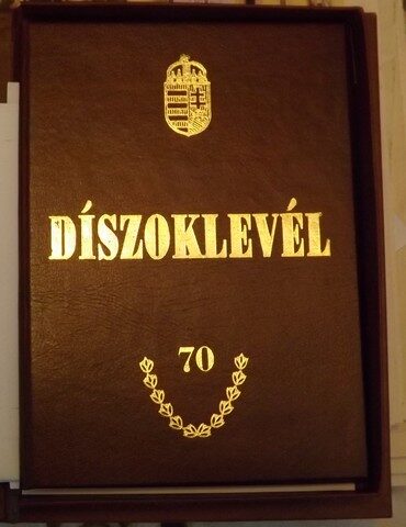 Dr. Dankó János díszoklevél