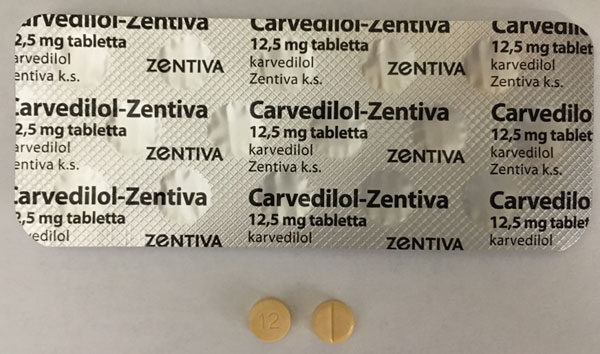 CARVEDILOL-ZENTIVA 25 mg tabletta