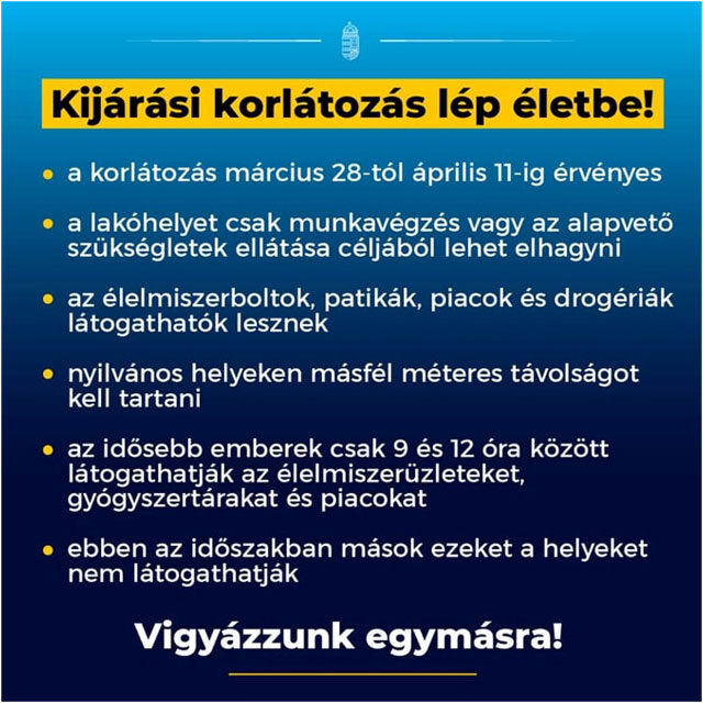 Kijárási korlátozás