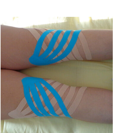 kismama kinesiotape lábszár
