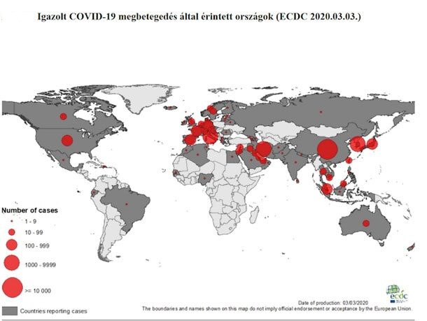 Koronavírus márciusban