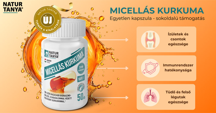 Micellás kurkuma hatások