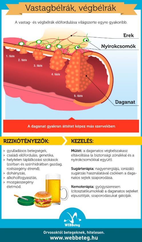 Béldaganatok infografika